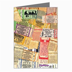 Retro Concert Tickets Greeting Card from ZippyPress Left