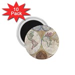 1794 World Map 1.75  Button Magnet (10 pack)