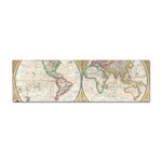1794 World Map Bumper Sticker 100 Pack