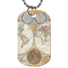 1794 World Map Dog Tag (Two Front