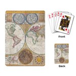 1794 World Map Playing Cards Single Design