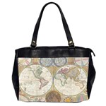 1794 World Map Oversize Office Handbag (Two Sides)