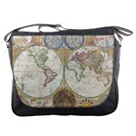 1794 World Map Messenger Bag