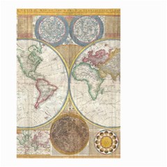 1794 World Map Small Garden Flag (Two Sides) from ZippyPress Back