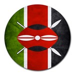 Kenya Kenyan Flag Round Mousepad