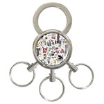 Medieval Mash Up 3-Ring Key Chain