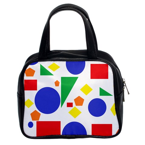 Random Geometrics Classic Handbag (Two Sides) from ZippyPress Front