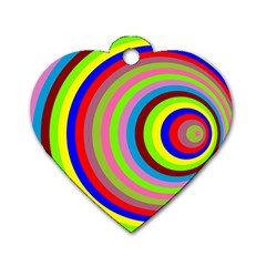 Color Dog Tag Heart (Two Sided) from ZippyPress Front