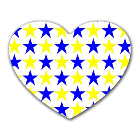 Star Mouse Pad (Heart) from ZippyPress Front