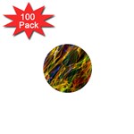 Abstract Smoke 1  Mini Button Magnet (100 pack)