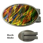 Abstract Smoke Money Clip (Oval)