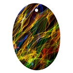 Abstract Smoke Oval Ornament (Two Sides)