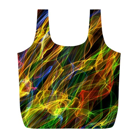 Abstract Smoke Reusable Bag (L) from ZippyPress Front