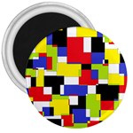 Mod Geometric 3  Button Magnet