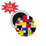Mod Geometric 1.75  Button Magnet (100 pack)