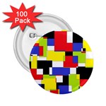 Mod Geometric 2.25  Button (100 pack)