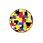 Mod Geometric Golf Ball Marker 4 Pack (for Hat Clip)