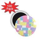 Mod Pastel Geometric 1.75  Button Magnet (100 pack)