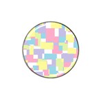 Mod Pastel Geometric Golf Ball Marker 4 Pack (for Hat Clip)