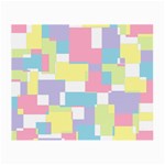 Mod Pastel Geometric Glasses Cloth (Small, Two Sided)