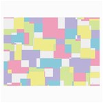 Mod Pastel Geometric Glasses Cloth (Large, Two Sided)