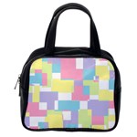 Mod Pastel Geometric Classic Handbag (One Side)