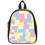 Mod Pastel Geometric School Bag (Small)