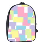 Mod Pastel Geometric School Bag (XL)