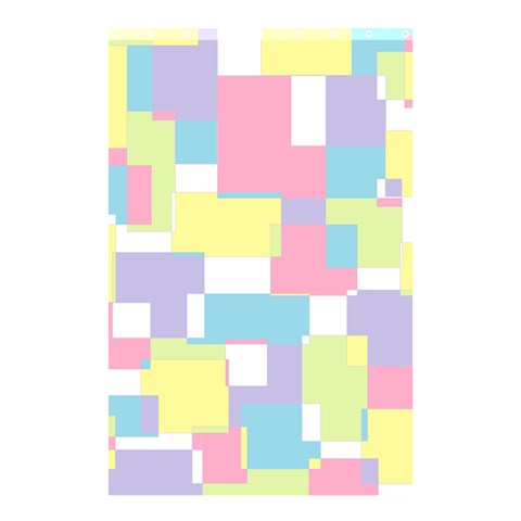 Mod Pastel Geometric Shower Curtain 48  x 72  (Small) from ZippyPress Curtain(48  X 72 ) - 42.18 x64.8  Curtain(48  X 72 )