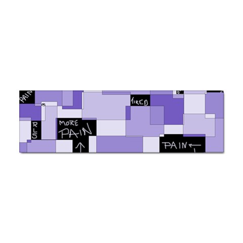 Purple Pain Modular Bumper Sticker 10 Pack from ZippyPress Front