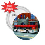 Double Decker Bus   Ave Hurley   2.25  Button (100 pack)