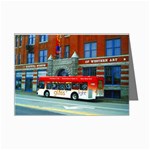 Double Decker Bus   Ave Hurley   Mini Greeting Card (8 Pack)