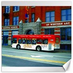 Double Decker Bus   Ave Hurley   Canvas 16  x 16  (Unframed)
