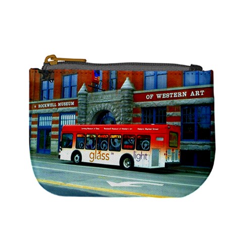 Double Decker Bus   Ave Hurley   Coin Change Purse from ZippyPress Front