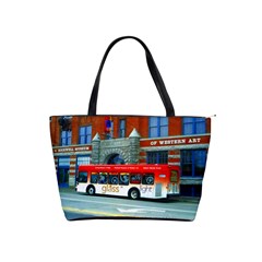 Double Decker Bus   Ave Hurley   Large Shoulder Bag from ZippyPress Front