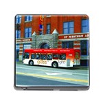 Double Decker Bus   Ave Hurley   Memory Card Reader with Storage (Square)