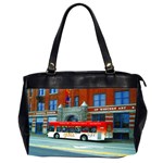 Double Decker Bus   Ave Hurley   Oversize Office Handbag (Two Sides)