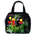 Black GSD Pup Classic Handbag (One Side)