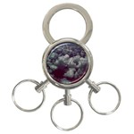 Through The Evening Clouds 3-Ring Key Chain