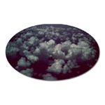 Through The Evening Clouds Magnet (Oval)