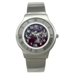 Through The Evening Clouds Stainless Steel Watch (Slim)