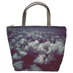 Through The Evening Clouds Bucket Handbag from ZippyPress Front