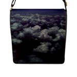 Through The Evening Clouds Flap Closure Messenger Bag (Large)