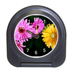 gerbera flowers photo Travel Alarm Clock