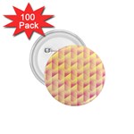 Geometric Pink & Yellow  1.75  Button (100 pack)