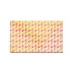 Geometric Pink & Yellow  Sticker 10 Pack (Rectangle)