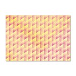 Geometric Pink & Yellow  A4 Sticker 10 Pack