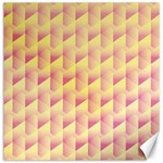 Geometric Pink & Yellow  Canvas 20  x 20  (Unframed)