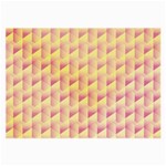 Geometric Pink & Yellow  Glasses Cloth (Large, Two Sided)