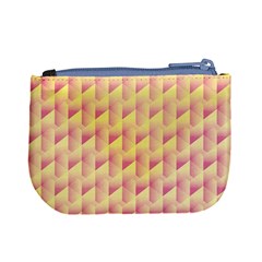 Geometric Pink & Yellow  Coin Change Purse from ZippyPress Back